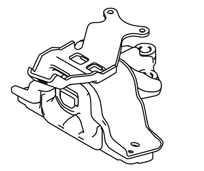 MOUNTING ENGINE LEFT HAND SIDE