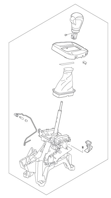 SELECTOR ASSEMBLY MANUAL (BLACK/CHROME)