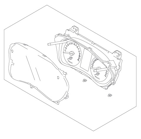 SPEEDOMETER ASSEMBLYCOMBINATION