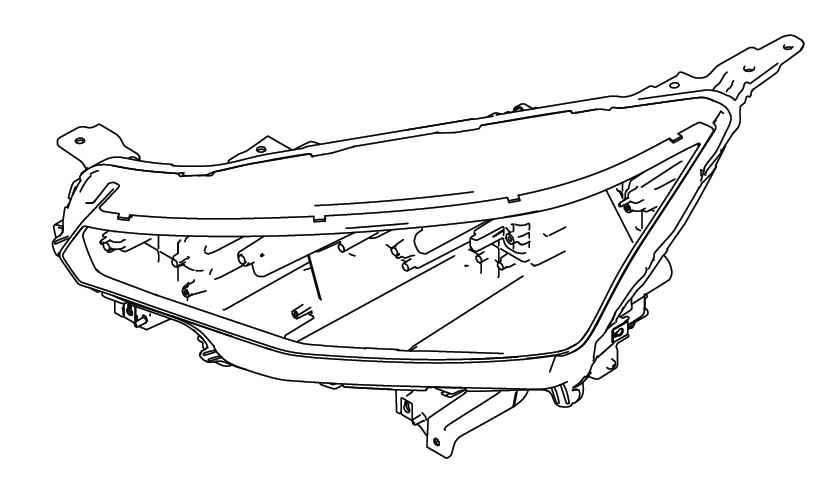 HEADLAMP ASSEMBLYLEFT HAND SIDE