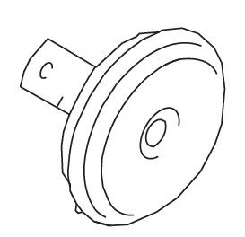 HORN ASSEMBLYMIDDLE PITCHED