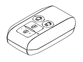 REMOTE CONTROL ASSEMBLYKEYLESS (CHROME/ BLUE)