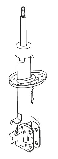 STRUT ASSEMBLY FRONT SUSPENSION RIGHT HAND SIDE