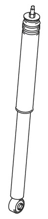 ABSORBER ASSEMBLY REAR SHOCK