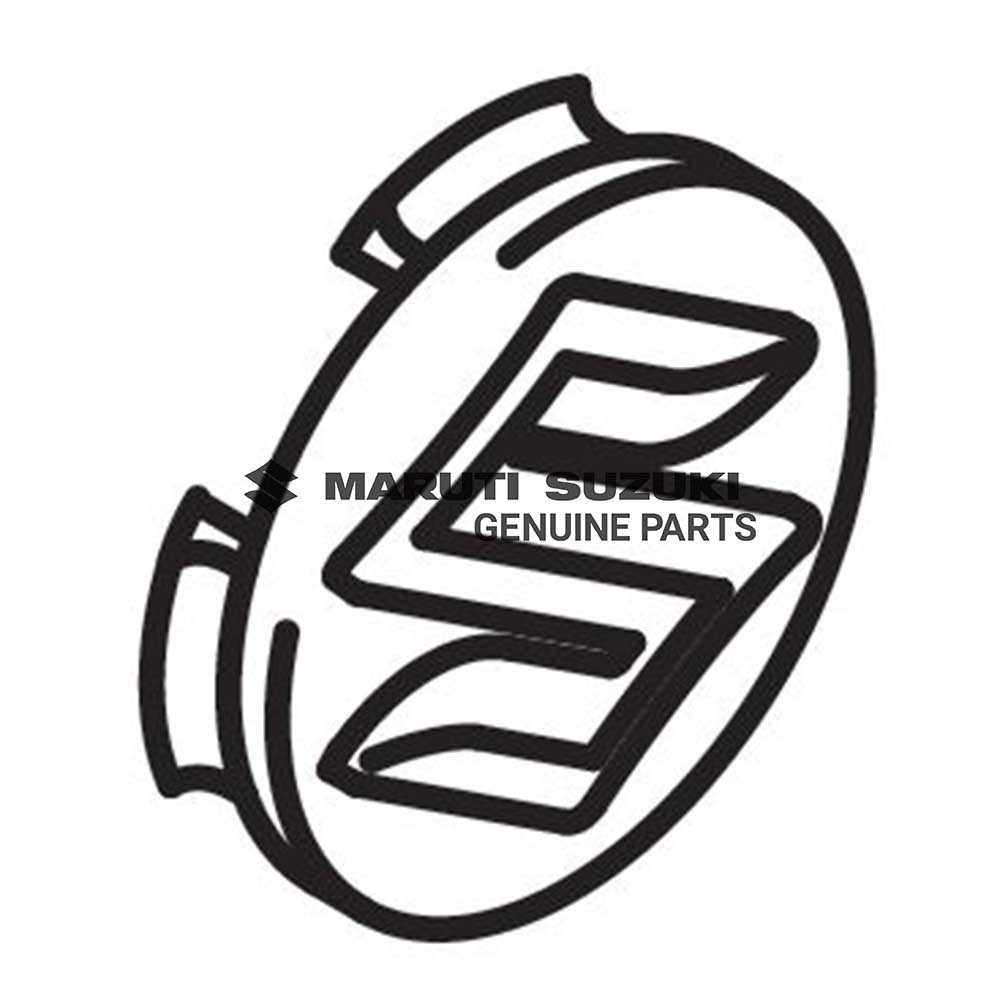 CAP_ALUMINIUM WHEEL CENTER (BLACK/CHROME)
