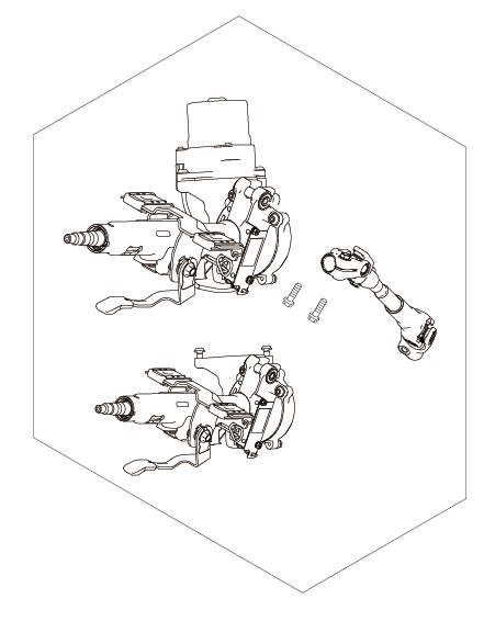 SHAFT ASSEMBLY STEERING COLUMN UPPER