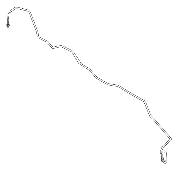 PIPE HYDRAULIC UNIT TO FRONT BRAKE HOSE LEFT HAND SIDE