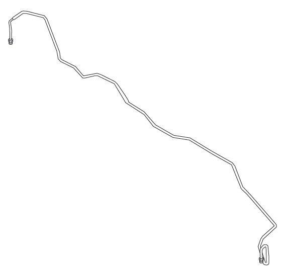 PIPE HYDRAULIC UNIT TO FRONT BRAKE HOSE LEFT HAND SIDE