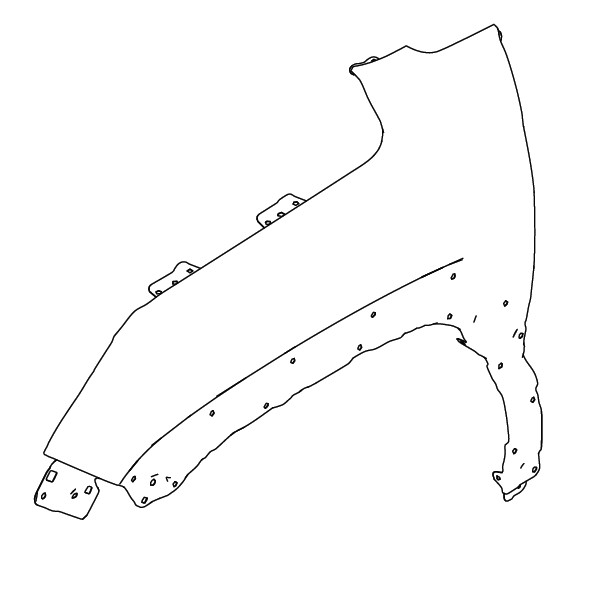 PANELFRONT FENDER LEFT HAND SIDE