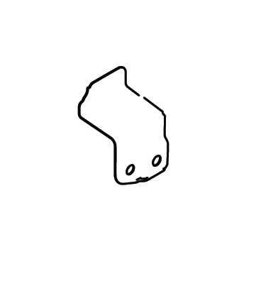 BRACKETFRONT FENDER LOWER RIGHT HAND SIDE