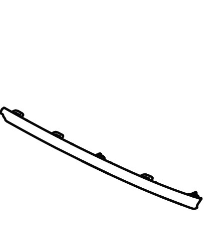 GARNISHFRONT BUMPER UPPER GRILLELEFT HAND SIDE (CHROME)