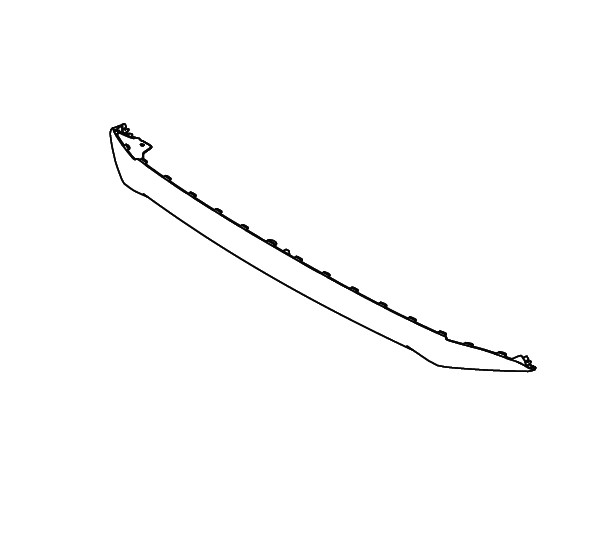 GARNISHFRONT BUMPER LOWER (DARK GRAY)