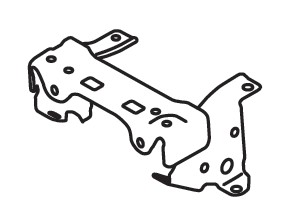 BRACKET FRONT BUMPER UPPER LEFT HAND SIDE