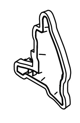 SILENCER FRONT FENDER FRONT RIGHT HAND SIDE