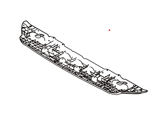 ABSORBER FRONT BUMPER LOWER