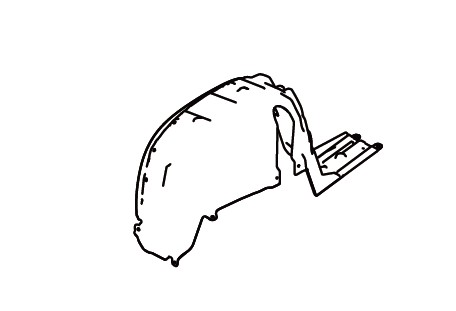 LININGREAR FENDER RIGHT HAND SIDE