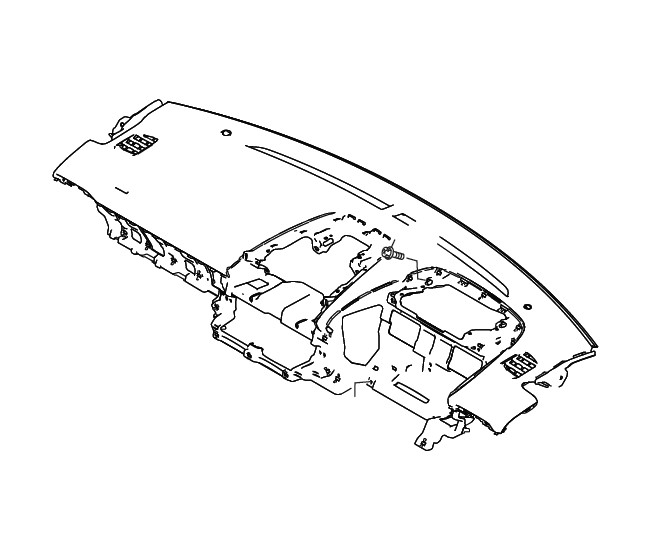 PANEL INSTRUMENT MAIN UPPER (BLACK)