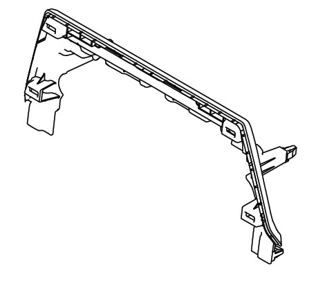 BASEINSTRUMENT PANEL CENTER GARNISH (BLACK)