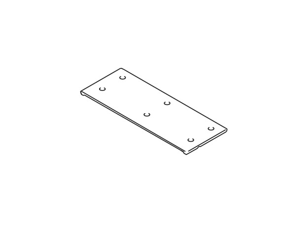 BOARD LUGGAGE FLOOR FRONT (BLACK)