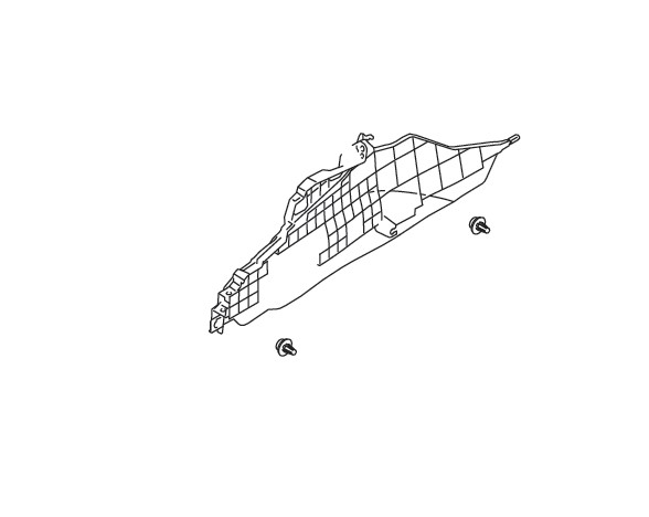 COVER FLOOR CONSOLE FRONT LEFT HAND SIDE (BLACK)