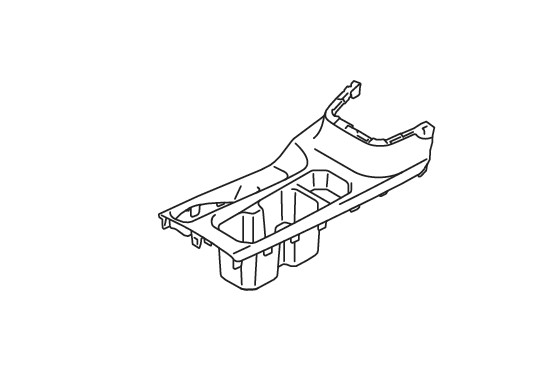 PANELFLOOR CONSOLE REAR (BLACK)