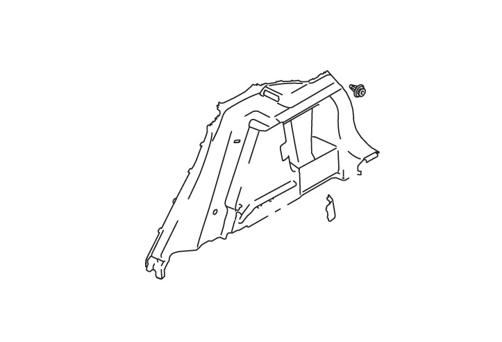 TRIM QUARTER LOWER RIGHT HAND SIDE (BLACK)