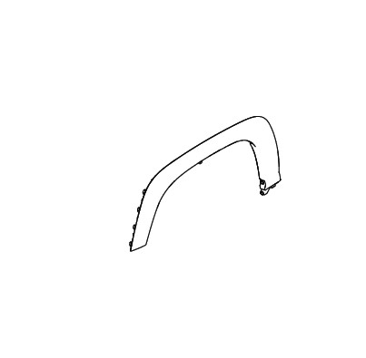 GUARD ASSEMBLYFRONT FENDER SPLASH LEFT HAND SIDE (BLACK)