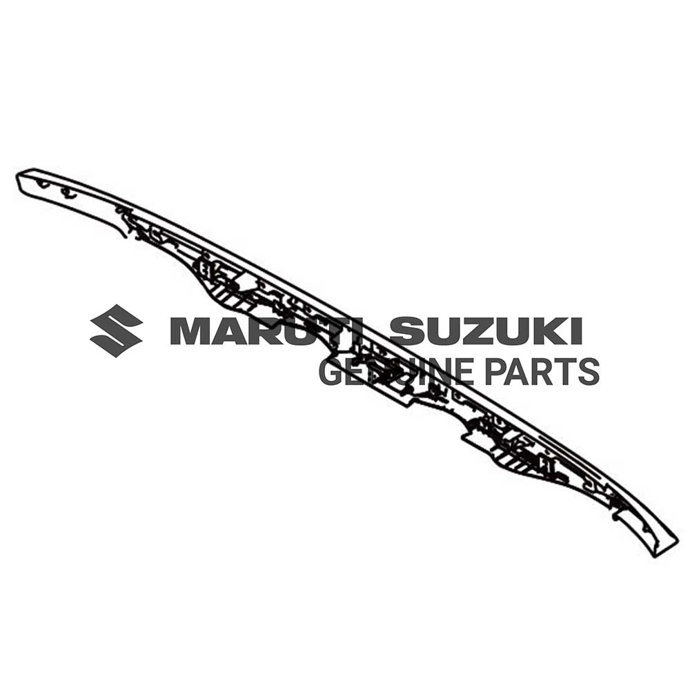 GARNISH_ TRUNK LID (BLACK/CHROME)