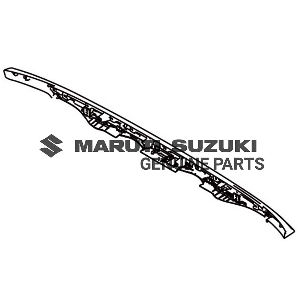 GARNISH_ TRUNK LID (BLACK/CHROME)