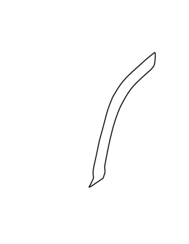 GUARD ASSEMBLYREAR DOOR SPLASH REAR RIGHT HAND SIDE (BLACK)