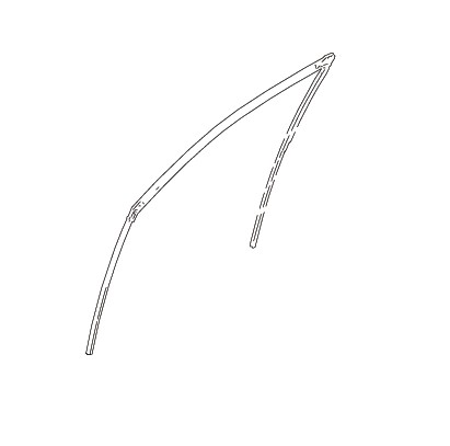 RUNFRONT DOOR GLASS RIGHT HAND SIDE