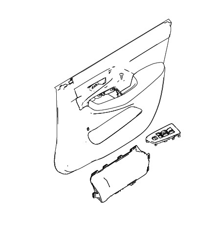 TRIM FRONT DOOR LEFT HAND SIDE (COPPER/BLACK)