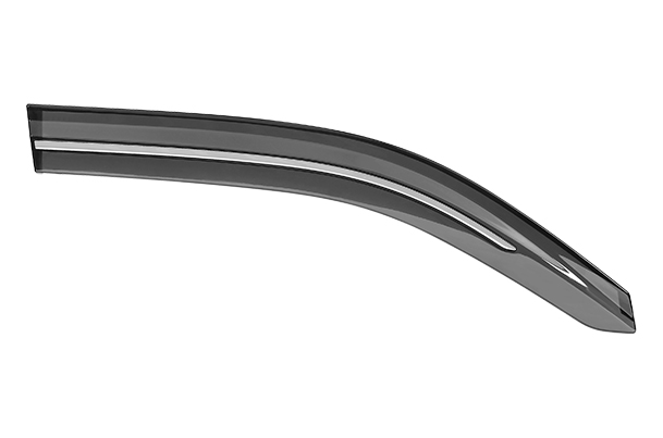 Door Visor - Silver Painted Insert | Victoris