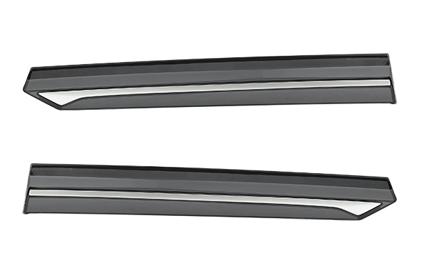 Door Visor - Dark Chrome Insert | Victoris