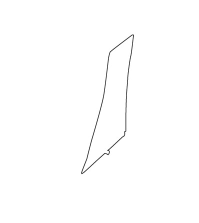 GARNISH COMPREAR DOOR REAR OUTER LEFT HAND SIDE (BLACK)