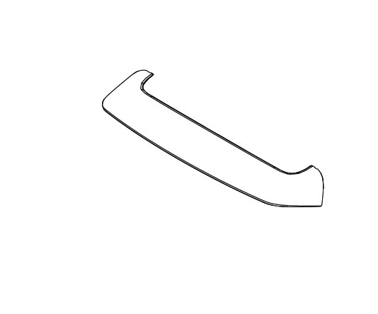 SPOILER ASSEMBLYBACK DOOR (BLACK)