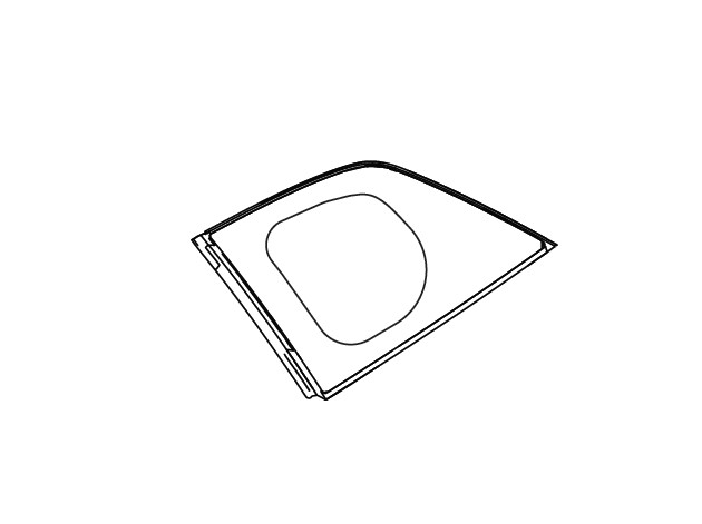 GLASS QUARTER WINDOW LEFT HAND SIDE