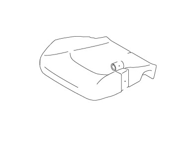 TRIM FRONT CUSHION LEFT HAND SIDE (BLACK)