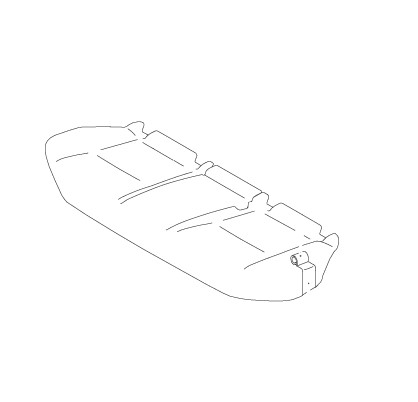 TRIM REAR CUSHION (BLACK)