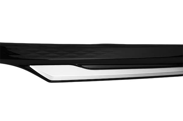 Front Underbody Spoiler - Midnight Black + Chrome Insert | New Dzire