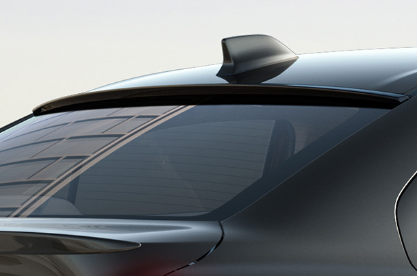 Rear Windshield Spoiler - Midnight Black | New Dzire