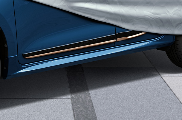 Side Underbody Spoiler - Alluring Blue | New Dzire