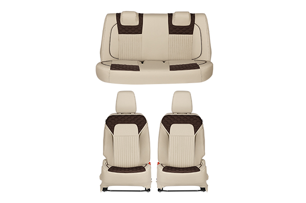 Brown Indulge Lining Finish Seat Cover (L) | New Dzire