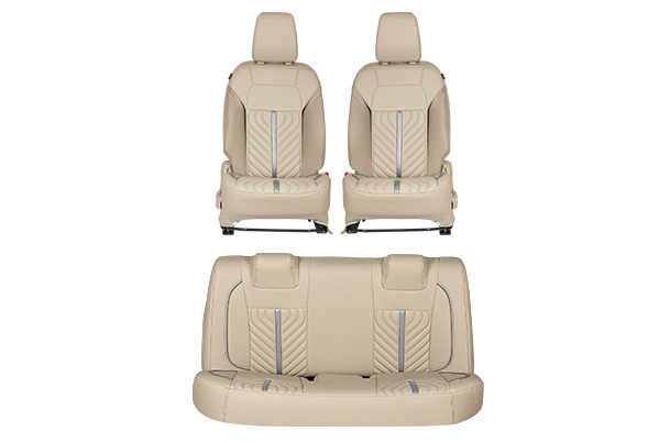 Silver Exuberance Finish Seat Cover (L) | New Dzire