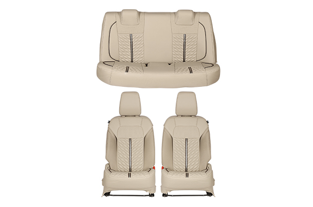 Stellar Silver Lining Seat Cover (L) | New Dzire