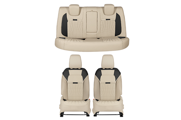 Sun Flare Beige Highlight Seat Cover (Z+/Z/V) | New Dzire