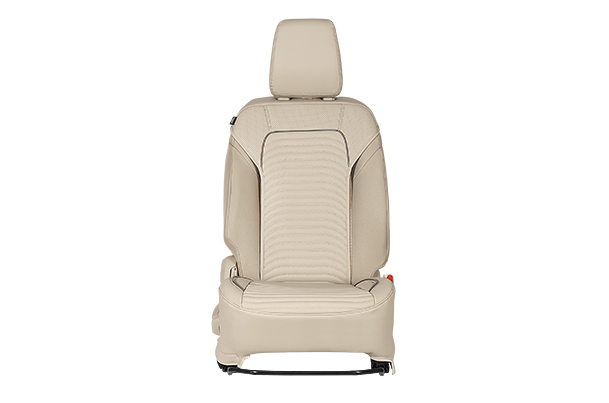 Premium Bevel Silver Highlight Seat Cover (L) | New Dzire