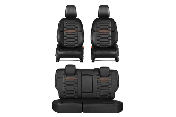 Seat Cover Brown Beam Crisp Highlight | Brezza (Z+,Z,V Variant)