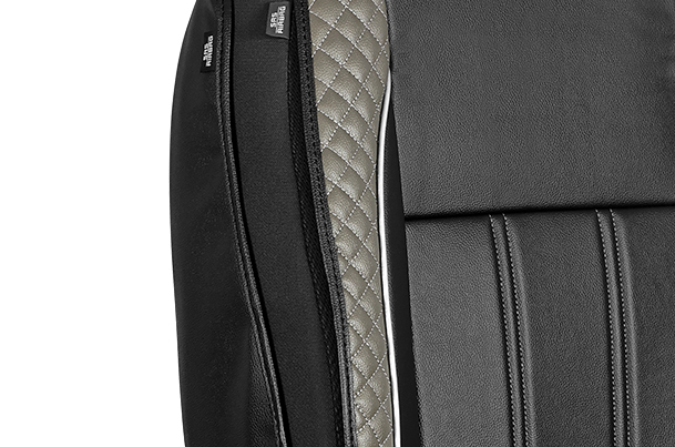 Seat Cover Woods Terrain Greige Liner | Brezza (Z+,Z,V Variant)