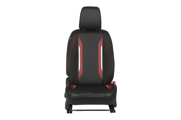 Urban Drift Red Highlight Seat Cover - Z+/Z/V | Brezza